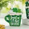 Glitzhome® 5.25" Wooden St. Patrick's Coffee Cup Table Décor Set